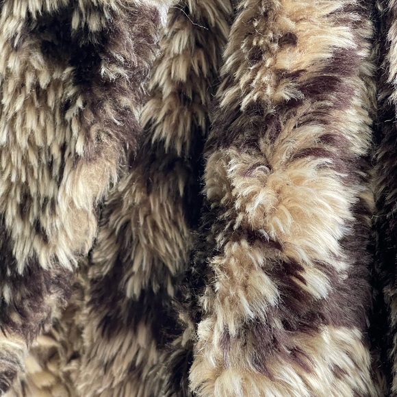 Unreal Fur Fame Faux Fur Brown Jacket - Picture 8 of 13
